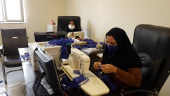تولید ماسک در شبکه بهداشت و درمان شهرستان زهک