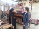 بازدید و تب سنجی شاغلین قالیبافی روستای محمدشاهکرم شهرستان زهک در راستای پیشگیری از بیماری کرونا ویروس