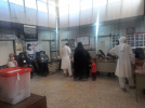 نظارت بر رعایت پروتکل های بهداشتی در محل های اخذ رای شهرستان زهک