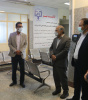 بازدید معاون بیمه خدمات سلامت استان از بیمارستان سیدالشهداء (ع)شهرستان زهک