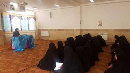برگزاری کارگاه پیشگیری از شیوع بیماری  آنفلوانزا در حوزه علمیه خوهران زینبیه (سلام الله) شهرستان زهک