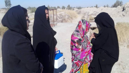 آغاز طرح ایمن سازی تکمیلی خانه به خانه فلج اطفال در شهرستان زهک