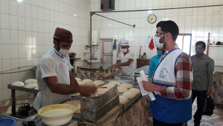 بازدید مشترک از نانوایی های شهری و روستایی شهرستان زهک