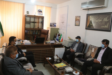 دیدار مدیر شبکه بهداشت و درمان با رئیس و پرسنل شبکه دامپزشکی شهرستان زهک