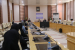 جلسه مشترک ستاد هماهنگی بیمه سلامت روستاییان و عشایر در محل سالن کنفرانس فرمانداری شهرستان زهک