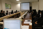 جلسه آموزشی اصول تغذیه در بیماران مسلول در سالن اجتماعات شبکه بهداشت و درمان شهرستان زهک