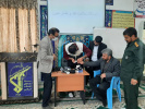برپایی ایستگاه سنجش سلامت در محل ناحیه مقاومت سپاه شهرستان زهک