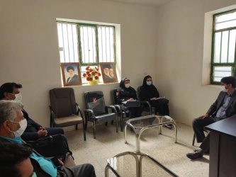 برگزاری جلسه برنامه ریزی افزایش واکسیناسیون کرونا در بخش خمک شهرستان زهک