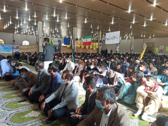 برگزاری همایش هفته بسیج در شهرستان زهک